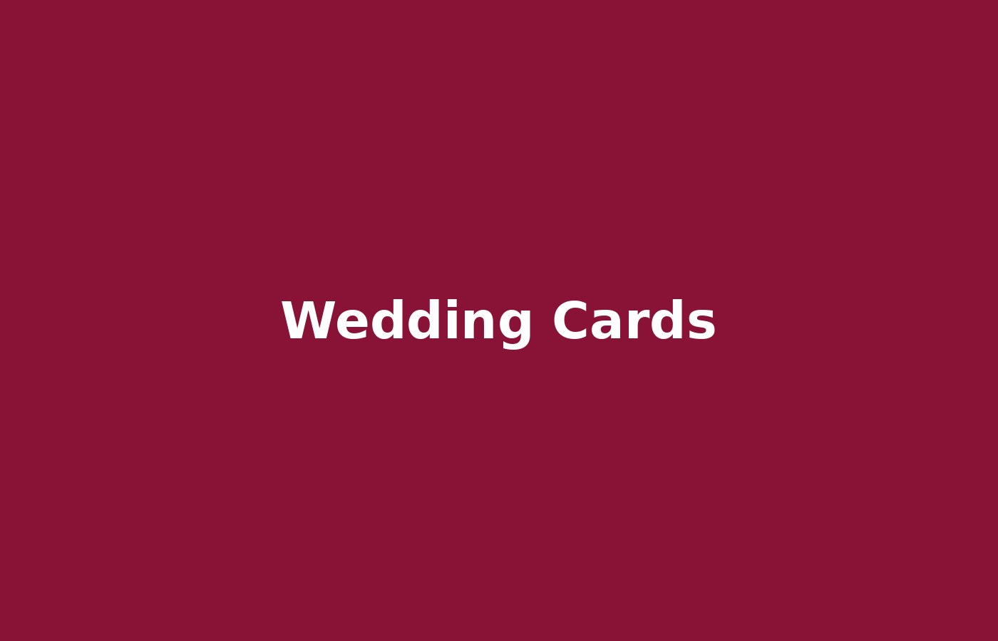 Wedding cards