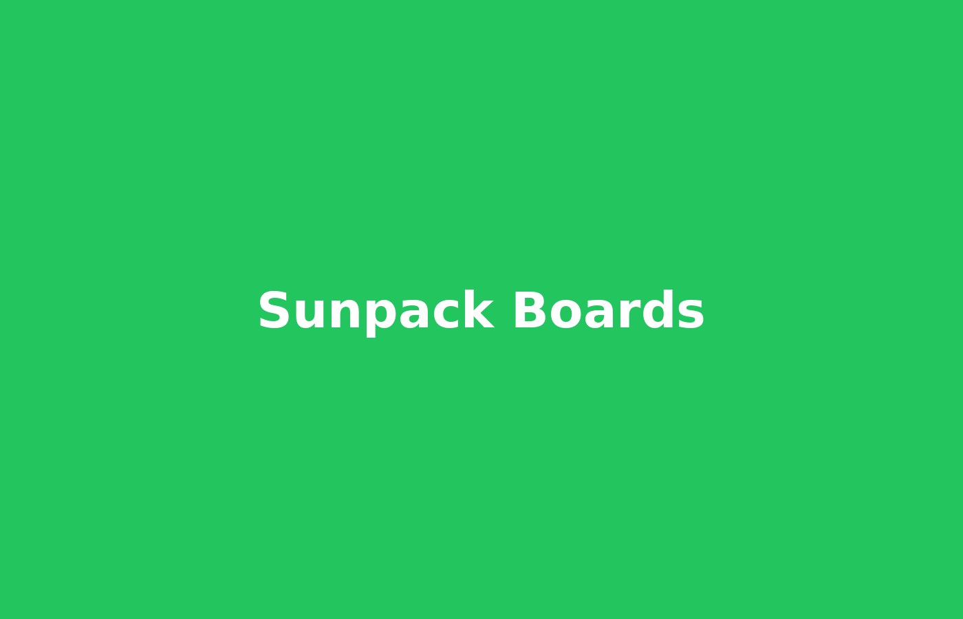 Sunpack board printing